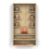 Bluewud Shubh Mini Engineered Wood Prayerut In European Oak Finish