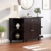 Ramore Solid Wood Sideboard in Mahogany Finish