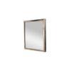 Vintage Etched Engraved Stainless Steel Wall Mirror