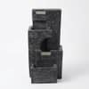 Water Fountain Midnight Cascade Tabletop Water Fountain in Charcoal Black Colour
