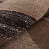 Handmade Wool Area Rug Modern Abstract Brown Beige 10 x 14 Feet Carpet