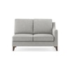 Abbey Sectional Sofa (Colour : Vapour Grey, Cushion : Hard, Seater : Left Aligned 2 Seater + Left Aligned Chaise)