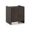 Koro Solid Wood Bedside Table In Drak Chestnut Finish