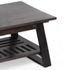 Alison Sheesham Wood Coffee Table In Mahogany Finish