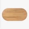 Saanra Solid Wood Six Seater Dining Table in Brown Colour