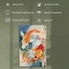 Abstract Traditional Koi Fish Canvas Wall Art 22 x 34 Inch