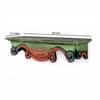 Multishade Colour Solid Wood Handcarved Navaranga Floating Wall Shelf with distres finish by DisooFashions