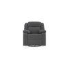 Avalon Fabric One Seater Manual Recliner in Grey Colour