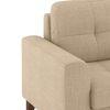 Verona Luxe 1 Seater Fabric Sofa in Sandshell Beige Colour