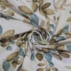 Xena White Floral 290 TC Cotton Flat Single Size Bedsheet with 1 Pillow Cover – Threads