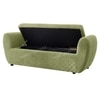 Redol Boucle 2 Seater Ottoman Bench with Storage  in Pista Green Color