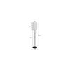 Severin White Cotton Shade Floor Lamp