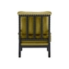 Luxe L in en Fabric Lounge Chair in Green