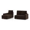 Apollo Sofa (Colour : Dark Earth, Cushion : Soft, Back Type : High Back, Seating Capacity : Left Aligned 2 Seater + Left Aligned Chaise)