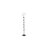 Blair Black Cotton Shade Floor Lamp