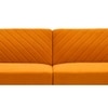 Versatile 3 Seater Sofa Cum Bed In Orange Color