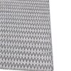 Jaipur Rugs Soft Houndstooth Wool Polyester Dhurrie Rug White 6x9 ft in Ashwood and Undyed White