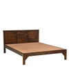 Regalia Queen Size Bed Without Storage in Provencial Teak Finish