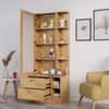Hexa Red Wooden Dressing Table in Giant Wood Colour