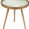 Grove Solid Wood Side Table in Forest Green Finish