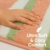 Luxe Home Canada Stripes Bath Mat (40x60 cm) Pink