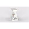 Height Adjustable Growing Up Table - White-Kids