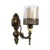 Eliante Glimmera Antique Gold Iron Wall Light With E27 Holder In Antique Gold Colour