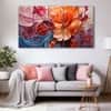 The Castle Decor Abstract Art Wall Painting Wooden Framed Digital Painting 27x48 Inch (Style 15)