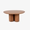 Buda Solid Wood Coffee Table in Brown Colour