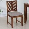 Alaca Sheesham Wood Dining Chairs in Rustic Teak Finish Set of 2