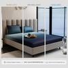 Stoa Paris 300TC UltrSatin King Bedsheet Set Satin King Blue Teal