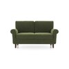 Oxford 2 Seater Fabric Sofa In Moss Green Colour