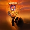 Devansh Metal Electric Wall Light in Gold Colour with Multi Shade Count of 1 Light