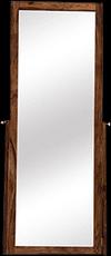 Sirius Solid Wood Dressing Table in Teak Finish