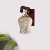 Devansh Solid Wood Electric Wall Light in Brown Colour with Multi Shade Count of 1 Light
