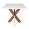 Nextstep Marble End Table Copper Finish