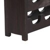 Kassel Sheesham Wood Wine Rack for 12 Bottles in Mahogany Finish