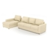 Apollo Sofa (Colour : Cream, Cushion : Soft, Seating Capacity : Left Aligned 3 Seater + Left Aligned Chaise + Ottoman)
