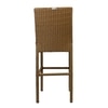 Albury Wicker Chair In Brown Tone Finish