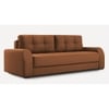 Calliro3 Pull Out Sofa Cum Bedwith storage In Brown Colour