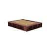 Unicorn Sheesham Wood Queen Size Bed Box Storage Storage Provincial Teak Finish (60 x 78 inches)