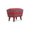 Emmett Solid Wood  Ottomon in  Multicolor Colour