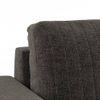 Granada Premium 1 Seater Fabric Sofa in Smoke Colour