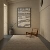 Jaipur Rugs Soft Basketweave Wool Viscose Dhurrie Rug White 6x9 ft