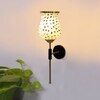Devansh Metal Electric Wall Light in Black Colour with Multi Shade Count of 1 Light