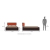 Alaca Bed (Solid Wood) (Mahogany Finish, Queen Bed Size, Hydraulic Storage)