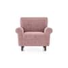 Oxford 1 Seater Fabric Sofa In Desert Rose Colour
