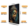 The Castle Decor Lord Buddha Wall Painting Framed Artwork 20x30 Inch Style 3
