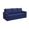 Akron 3 Pull Out Sofa Cum Bed In Nav Blue Colour