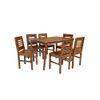 andar solid wood  6 seater Dining table in  Provincial Teak
